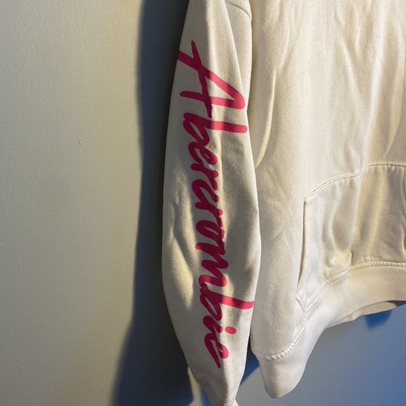cute white abercrombie hoodie - Picture 3 of 5
